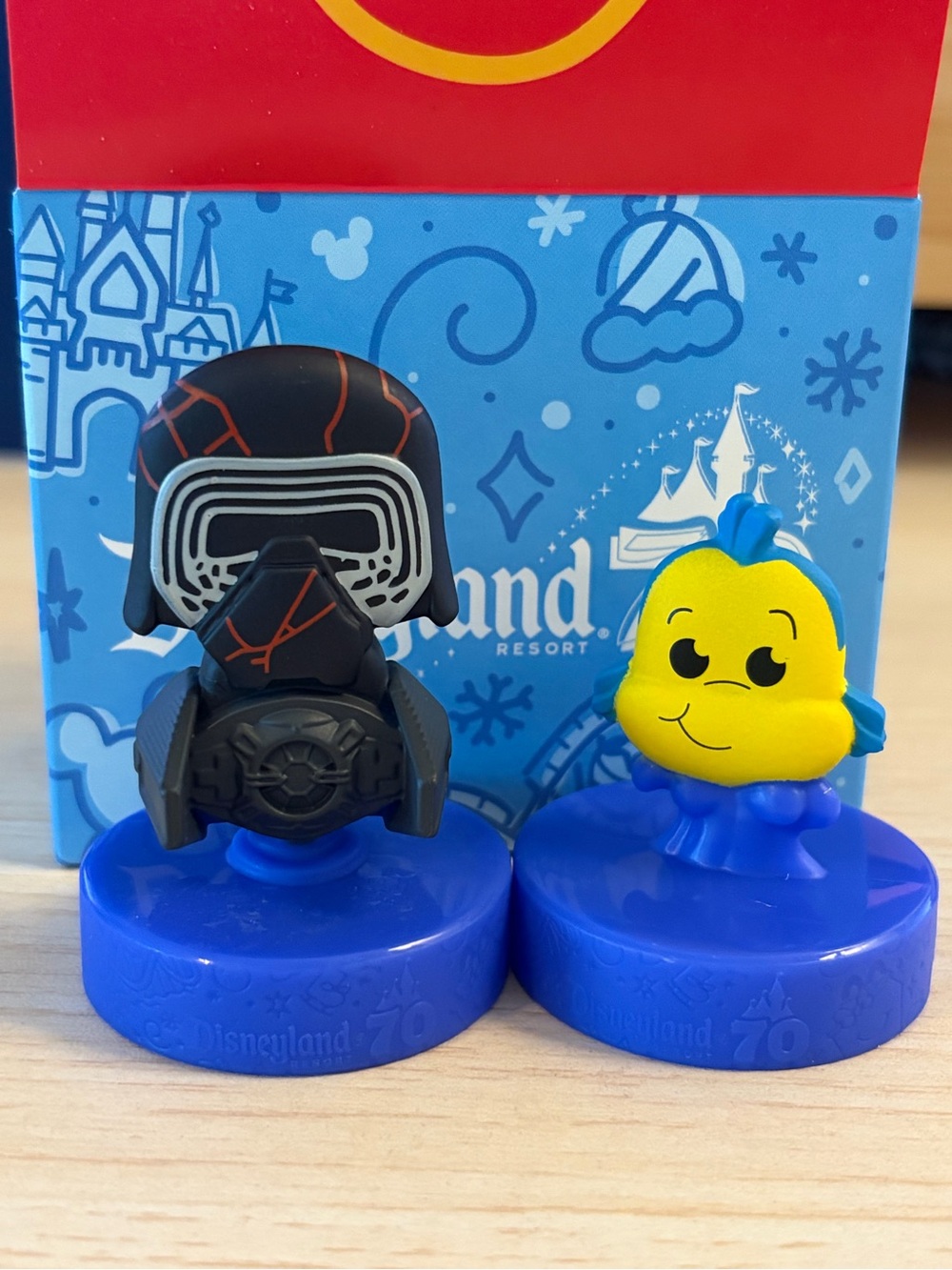 2025 McDonalds Disneyland 70 Flounder and Kylo Ren Toys New in Box